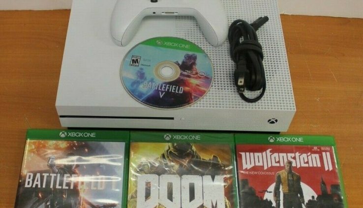 Microsoft Xbox One S 1681 1TB w/ 4 Games