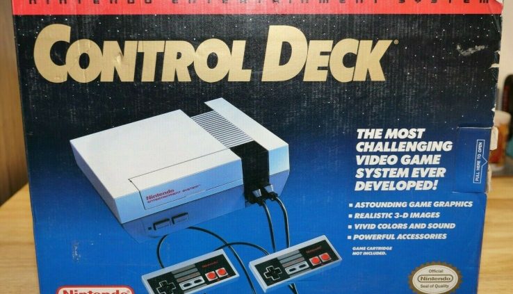 Nintendo NES Withhold an eye on Deck – WITH THE ORIGINAL BOX!! (console machine)