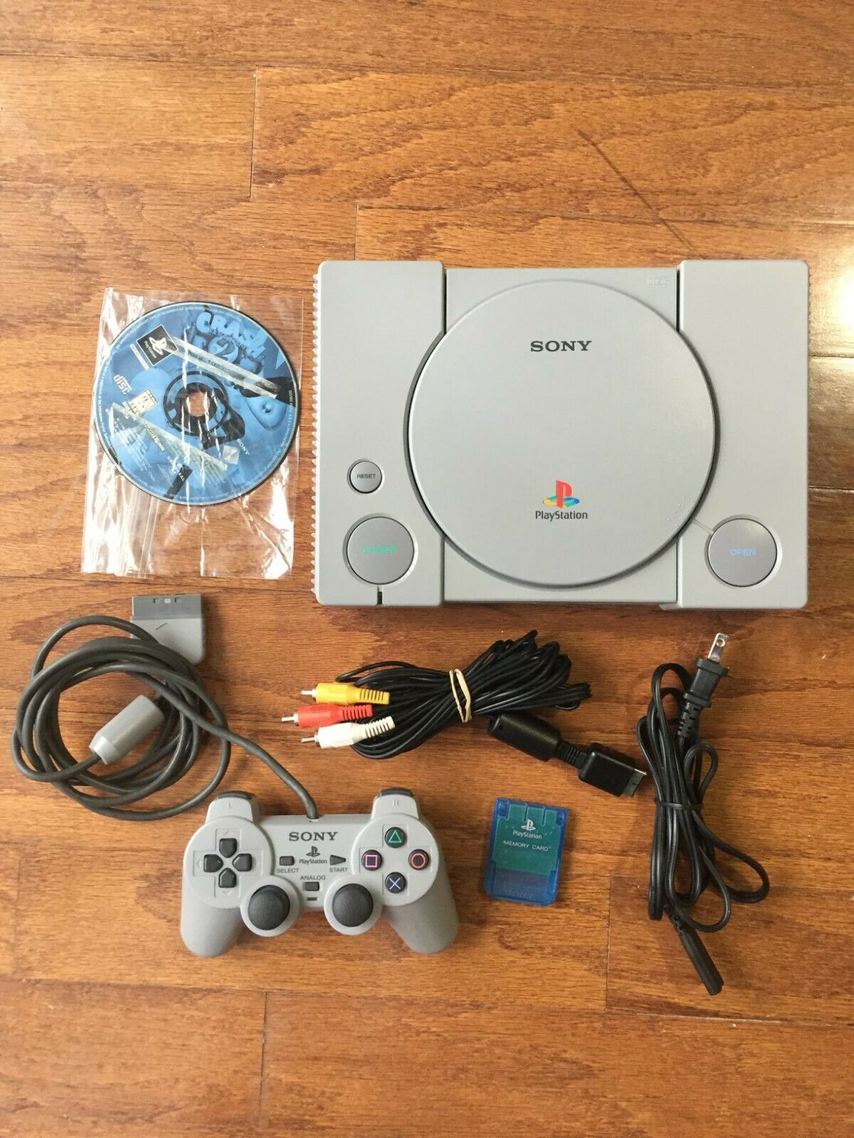 Sony PlaystationOne (PS1) Console SCPH-9001 + Controller + Memory Card ...