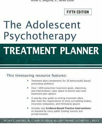 Adolescent Psychotherapy Treatment Planner [P.D.F]