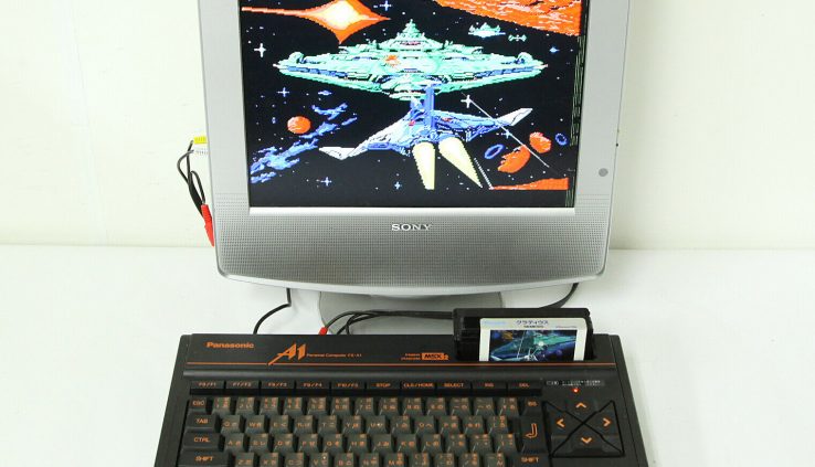 MSX 2 Panasonic FS-A1 Game Console Non-public Laptop Dark Working Ideal ++