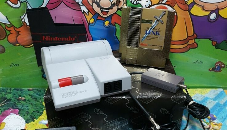 Customary High Loader Nintendo NES console, Canine Bone controller Zelda 2 sport