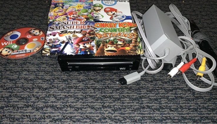Nintendo Wii with video games