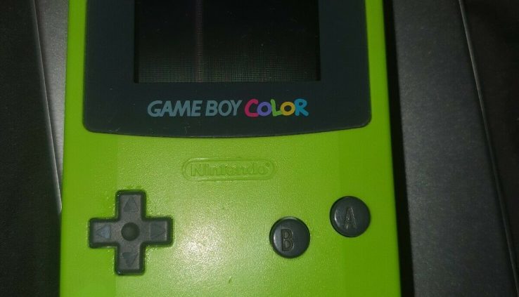 Nintendo Game Boy Color Kiwi Lime Green CGB-001 Handheld Game Machine Entire