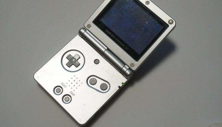 Game Boy Attain SP Silver console Japan Universal Machine US Vendor Please Learn