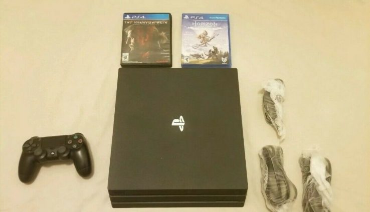 Sony PlayStation 4 Pro 1TB 4K Console – Jet Gloomy