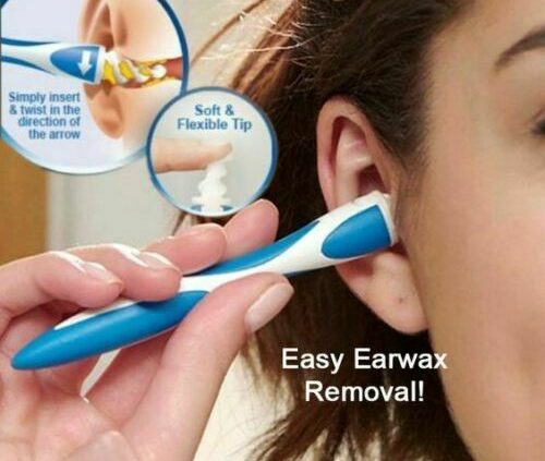 Ear Wax Elimination Machine, Ear Wax cleaner ,q-Grips Ear Wax Remover with 16PCS