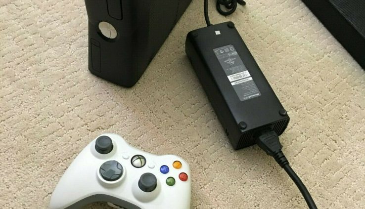 Microsoft Xbox 360 S Originate Edition 4GB Murky Console with white controller