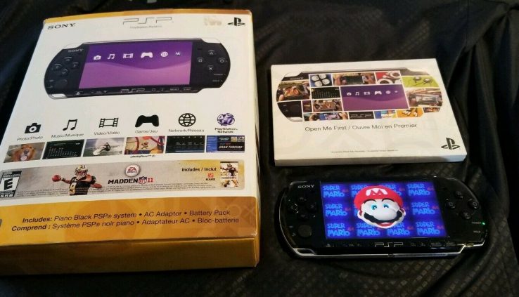 PSP 3000 Murky 3000 Retro Video games Integrated NICE SHAPE! ORIGINAL BOX