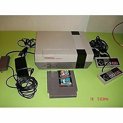 Nes Procedure Video Recreation Console Bundle Zapper Gun and Recreation Model Nes-001 2 ctls 