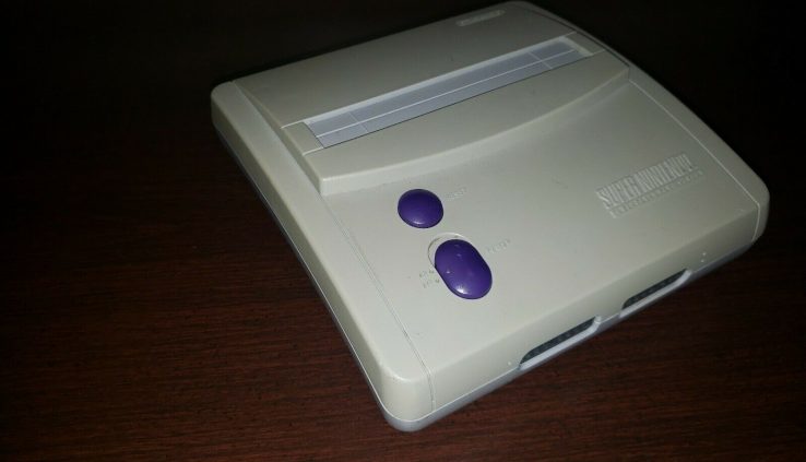 Substantial Nintendo SNES Jr Machine Video Sport Console – Grey (SNS-101) Slim. Untested