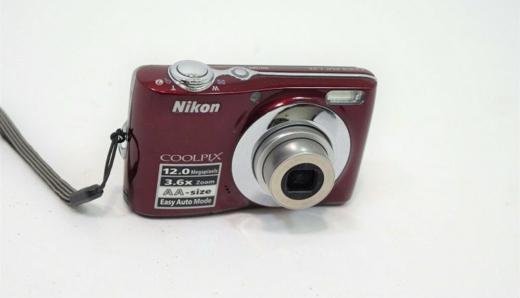 Nikon COOLPIX L22 12.0MP Digital Digital camera – Crimson-Tested!-Instant ship