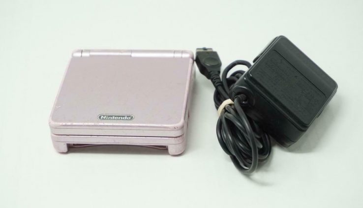 Nintendo Gameboy Attain SP Sport Console Pink Pearl Conventional Heavy Wear B0985