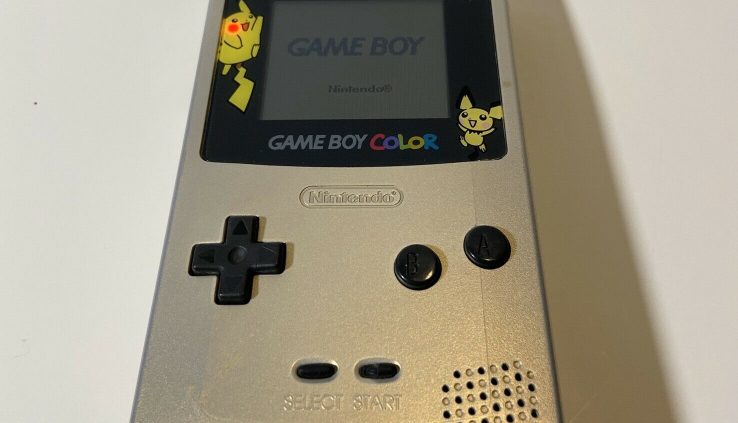 Recreation Boy Coloration Pokemon Gold and Silver Model Handheld System