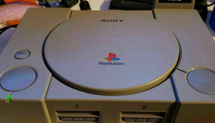 Playstation1 PS1 Setup with PSIO Cartridge & 128gb SD Card
