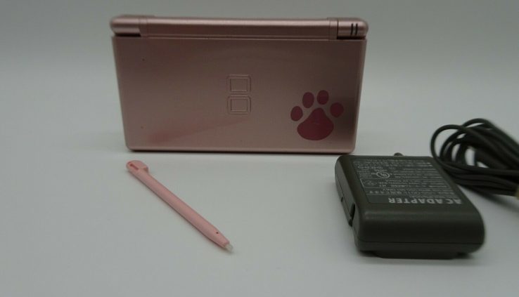 Nintendo DS Lite Nintendogs Steel Rose Special Edition Console Paw USG-001