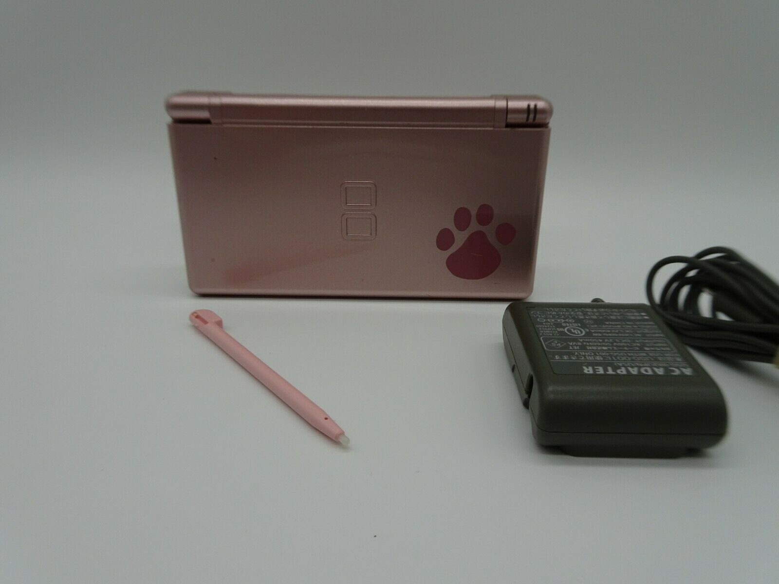 Nintendo DS Lite Nintendogs Steel Rose Special Edition Console Paw USG ...