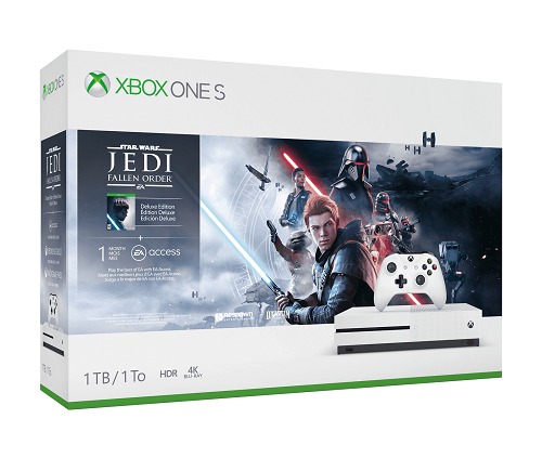 Microsoft 234-01089 Xbox One S 1TB Big name Wars Jedi: Fallen Bid Console Bundle,