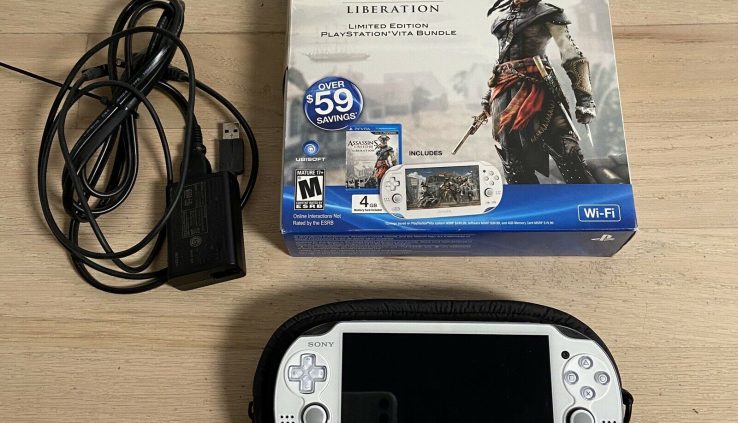 PlayStation PS Vita Assassin’s Creed III Liberation Bundle Whit Handheld Console