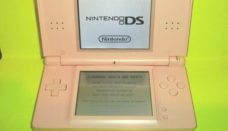 ## WORKING 100% ## NINTENDO DS LITE CORAL PINK SYSTEM USG-001 + GAME