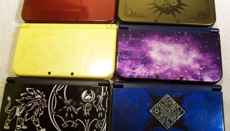 Aloof Nintendo 3DS XL Monster Hunter, Majoras camouflage Zelda Console +Some Dual IPS