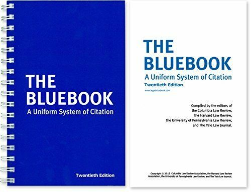 🔥  The Bluebook: A Uniform System of Quotation, Twentieth Edition[P.DF]