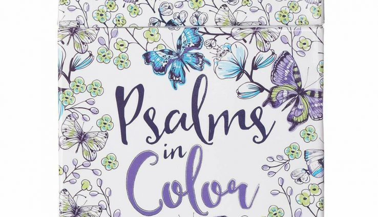 Psalms in Color Cards to Color and Share by Christian Art Gifts Grown Hardcover