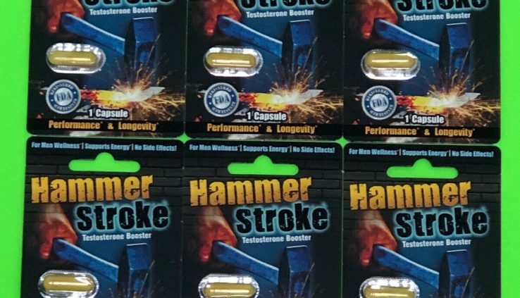 6x-Capsules🇺🇸Hammer🔨Stroke Testosterone Booster Male Sexual Enhancement Energy💊