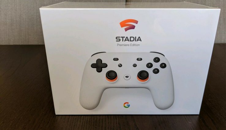 Google Stadia Premiere Edition w/Chromecast & 3 Month Sub Code-NEW UNOPENED