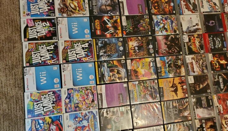 video sport bundle – Wii, Gamecube, PS3, Nintendo (90+ games)