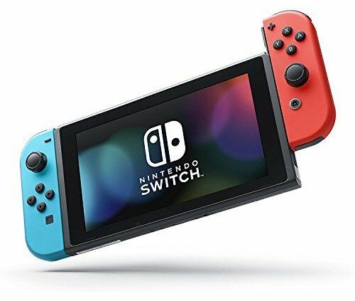 Nintendo HAC-001 Switch Gaming Console with Neon Blue and Neon Red Joy-Con