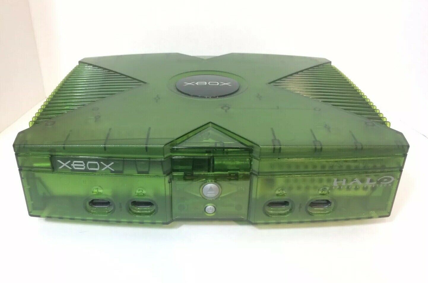 Accepted Microsoft Xbox Halo Particular Edition Translucent Green ...