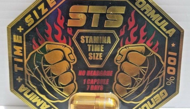 STS Male Enhancement Capsules 1 Tablet For 7 Days Lasting! Fast Acting Exp: 03/2022