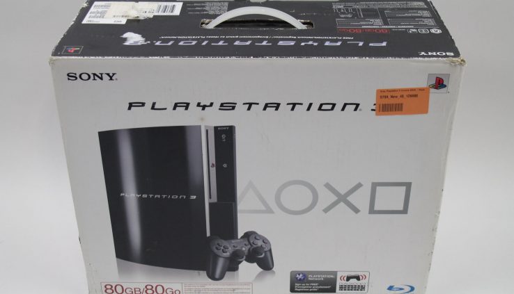 Sony Playstation3 Console 80GB – Unlit
