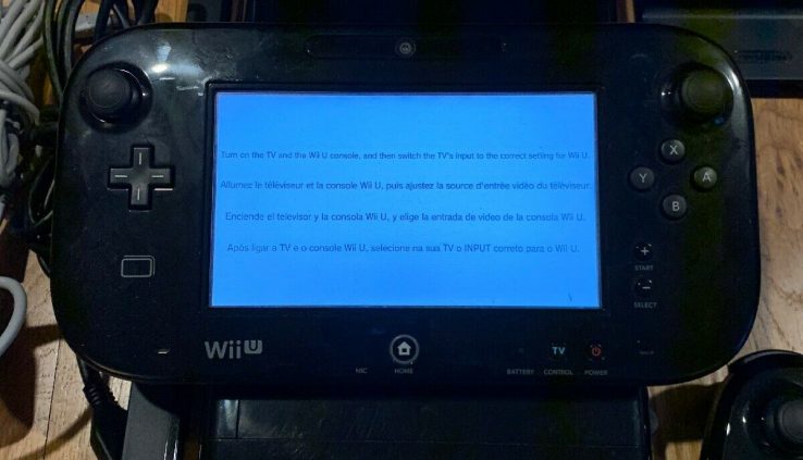 Nintendo Wii U Console Pro Controller Fracture Bros Zelda Bayonetta Lot