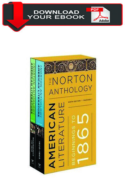 The Norton Anthology Of American Literature 9E Volume 1 (A & B) (E-B O ...