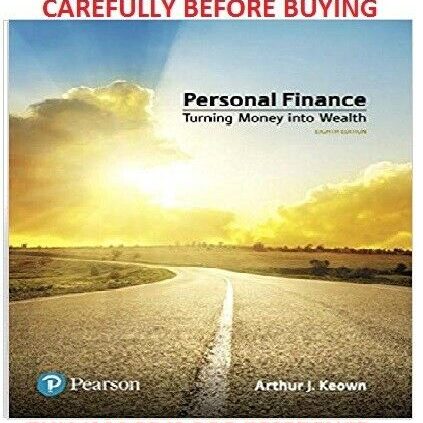 Private Finance by Keown eighth Global Softcover Version Same E-book