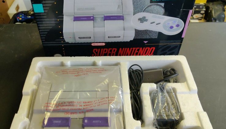 Immense Nintendo SNES Machine Console in Box Immense Situation