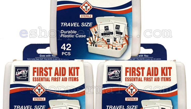 3 Pack 42 PC A must-win First Abet Kit Emergency Safe Residence Car Arena of job Commute Size