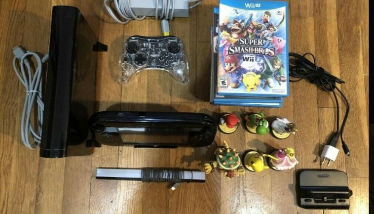 Nintendo Wii U 32Gb Deluxe With 32 Games!