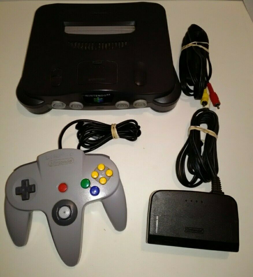 N64 Total Nintendo 64 Console With Cords. Official Controller ...