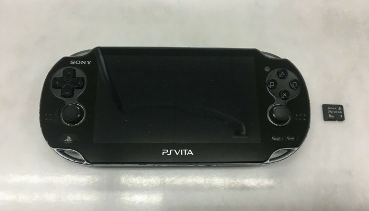 PS vita Dark PCH-1100 Console + 8GB memory card PlayStation Vita Japan #336