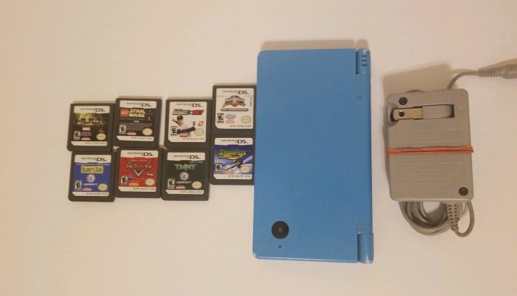 Nintendo DS i Blue Console W Charger & Games for Children Tested! Related Day Shipping