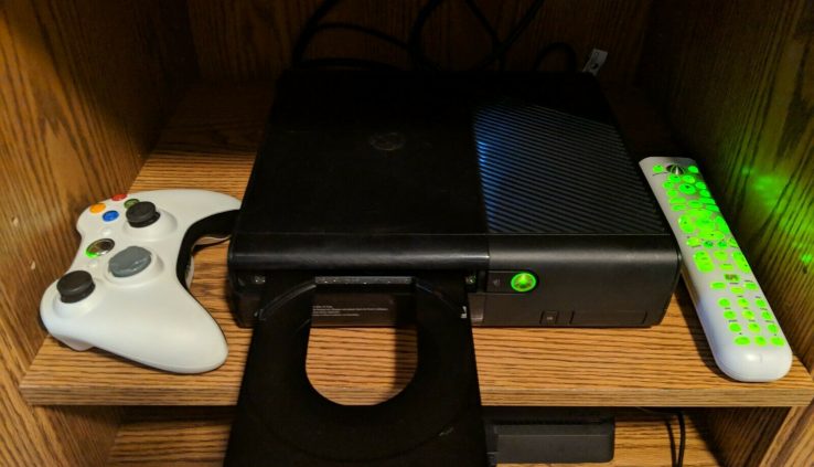 Microsoft Xbox 360 E 4GB Dusky Console Bundle – Warranty & Equipment Included