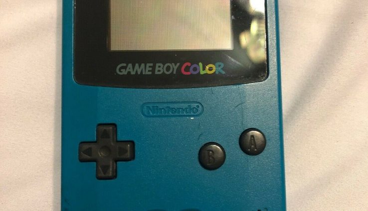 Nintendo Game Boy Coloration Launch Model Dull evening Blue Handheld Machine