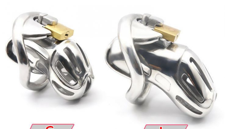 USA SHIP Current Assemble 316 Stainless Steel Male Long-established  Chastity Tool A370-SS-L