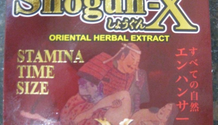 Shogun – X  Top class Male Sexual Enhancement Capsule  4 Capsules