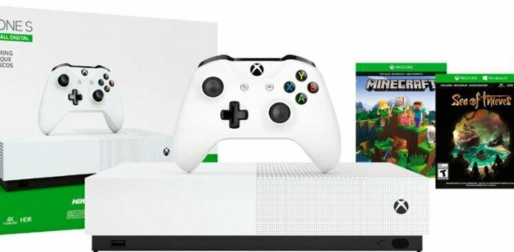 Microsoft – Xbox One S 1TB All-Digital Model Console (Disc-free Gaming) -White