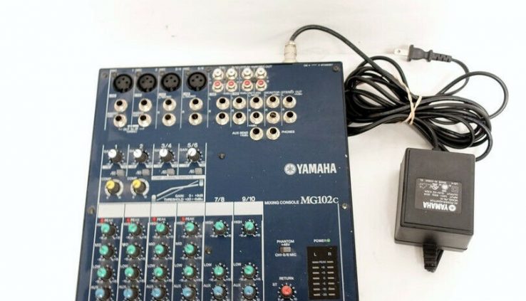 Yamaha MG-102c 10 Channel Mixing DJ Console 11/B6258A
