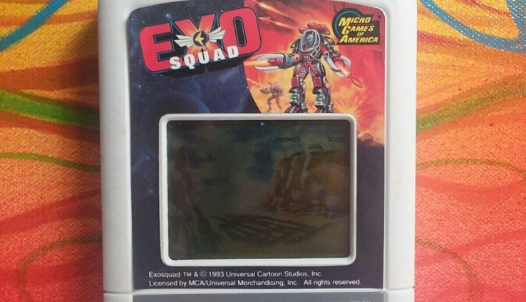 Rare Micro games of the US Exo Squad examined and works with sound vintage video